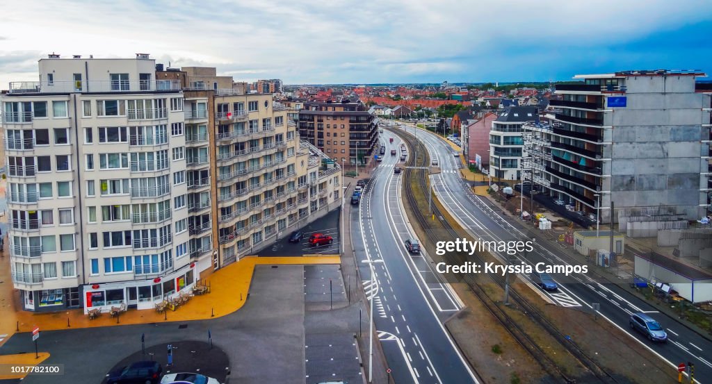Urban Road at Ostend - Belgium