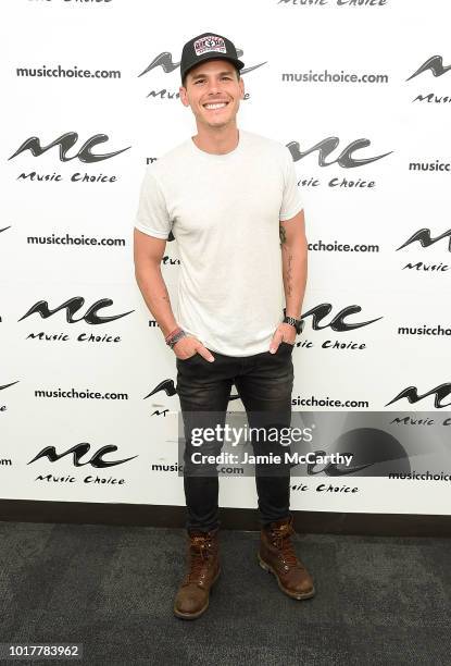 Granger Smith visits Music Choice at Music Choice on August 16, 2018 in New York City.