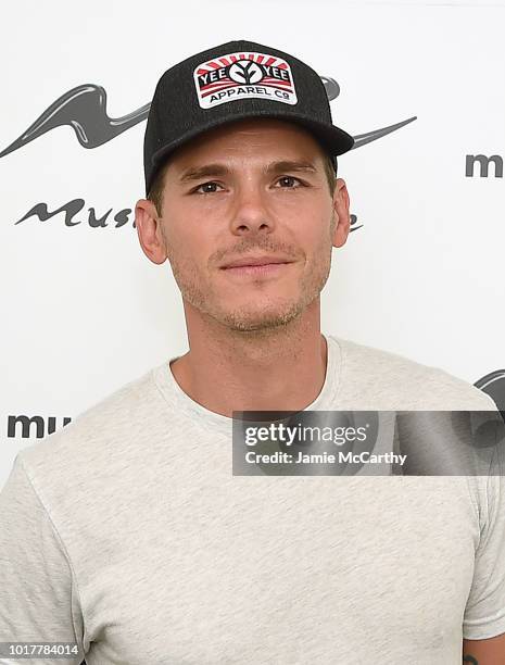 Granger Smith visits Music Choice at Music Choice on August 16, 2018 in New York City.