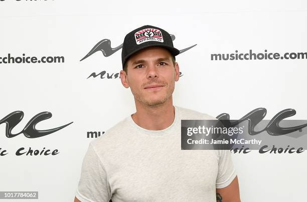 Granger Smith visits Music Choice at Music Choice on August 16, 2018 in New York City.