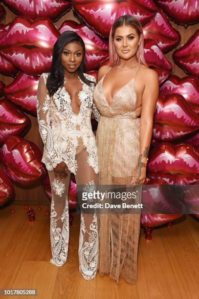 Patricia Bright and Jamie Genevieve attend international beauty influencers Jamie Genevieve and Patricia Bright to celebrate the global collaboration...