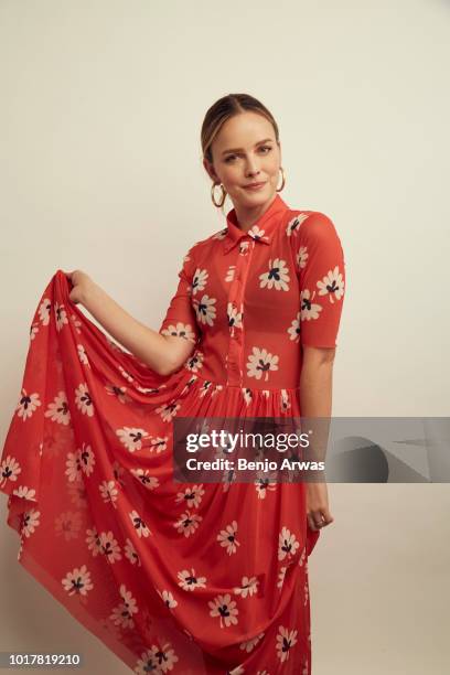 August 07: Allison Miller of ABC's 'A Million Little Things' poses for a portrait during the 2018 Summer Television Critics Association Press Tour at...