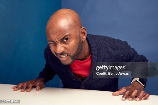 August 07: Romany Malco of ABC's 'A Million Little Things' poses for a portrait during the 2018 Summer Television Critics Association Press Tour at...