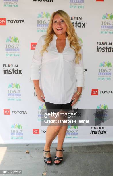 Host Delilah attends 106.7 LITE FM's Broadway in Bryant Park August 16, 2018 in New York City.