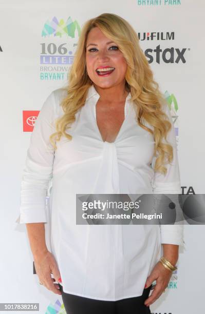 Host Delilah attends 106.7 LITE FM's Broadway in Bryant Park August 16, 2018 in New York City.