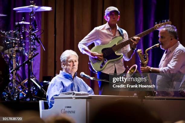 American singer Brian Wilson performs live on stage during a concert at the Admiralspalast on August 16, 2018 in Berlin, Germany.