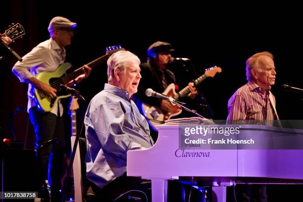 American singer Brian Wilson performs live on stage during a concert at the Admiralspalast on August 16, 2018 in Berlin, Germany.