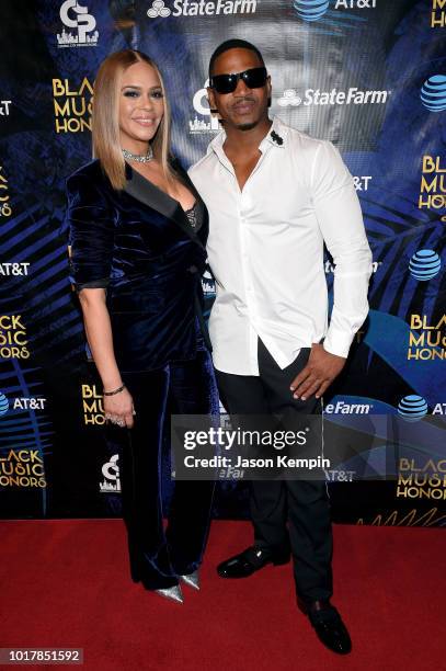 Faith Evans and Stevie J attend the 2018 Black Music Honors at Tennessee Performing Arts Center on August 16, 2018 in Nashville, Tennessee.