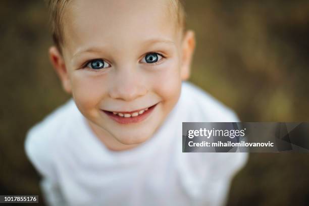 cute little boy - child eyes stock pictures, royalty-free photos & images