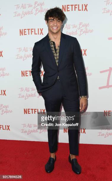 Noah Centineo attends the screening of Netflix's "To All The Boys I've Loved Before" at Arclight Cinemas Culver City on August 16, 2018 in Culver...