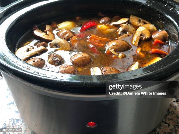 oxtail stew - crock pot stock pictures, royalty-free photos & images