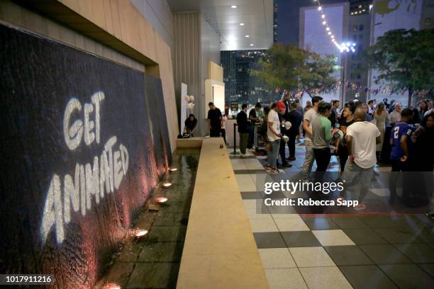 General view of atmosphere at The Get Animated Invasion VIP Preview at The GRAMMY Museum on August 16, 2018 in Los Angeles, California.