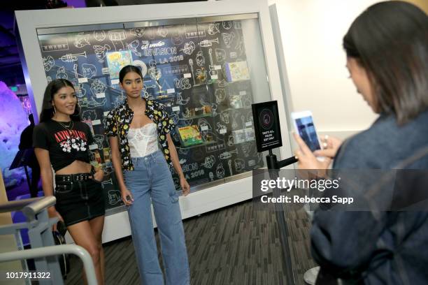 General view of atmosphere at The Get Animated Invasion VIP Preview at The GRAMMY Museum on August 16, 2018 in Los Angeles, California.