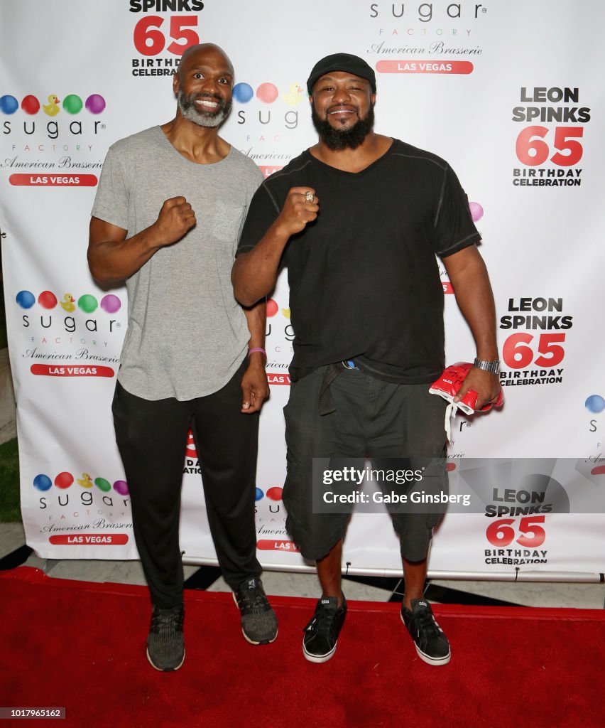 Leon Spinks Celebrates His Birthday Party At Sugar Factory