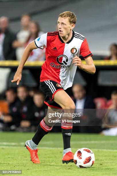 Wouter Burger of Feyenoord during the UEFA Europa League third round qualifying second leg match between Feyenoord Rotterdam and AS Trencin at De...