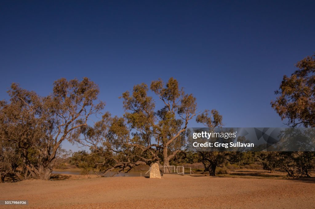 Australian Outback 'Dig tree' from Burke and Wills expedition
