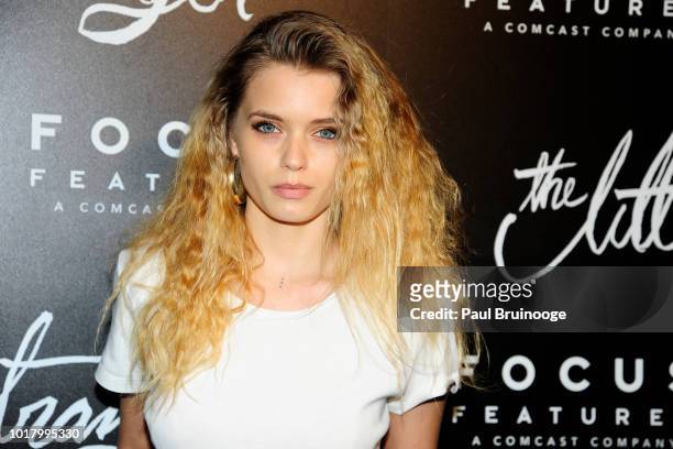 Abbey Lee attends "The Little Stranger" New York Premiere at Metrograph on August 16, 2018 in New York City.