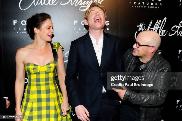 Ruth Wilson, Domhnall Gleeson and Lenny Abrahamson attend "The Little Stranger" New York Premiere at Metrograph on August 16, 2018 in New York City.