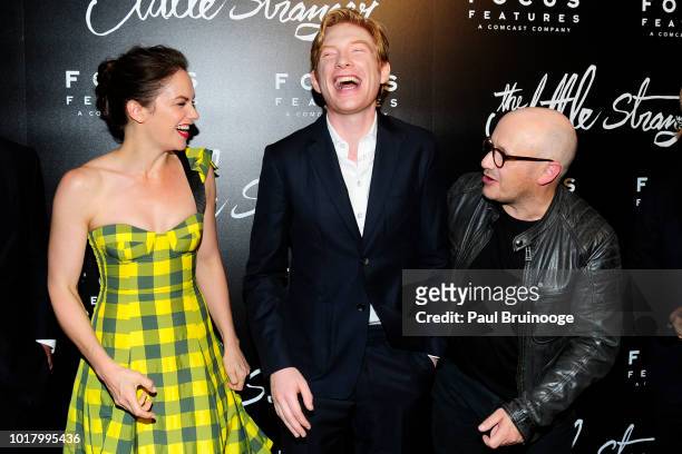 Ruth Wilson, Domhnall Gleeson and Lenny Abrahamson attend "The Little Stranger" New York Premiere at Metrograph on August 16, 2018 in New York City.