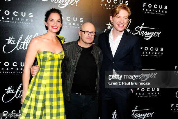 Ruth Wilson, Domhnall Gleeson and Lenny Abrahamson attend "The Little Stranger" New York Premiere at Metrograph on August 16, 2018 in New York City.