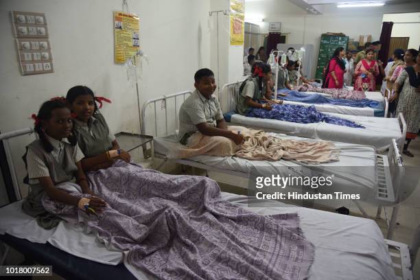 At least 16 students and a staff member of a private school here in Bhandup were hospitalised today due to suspected food poisoning, on August 16,...