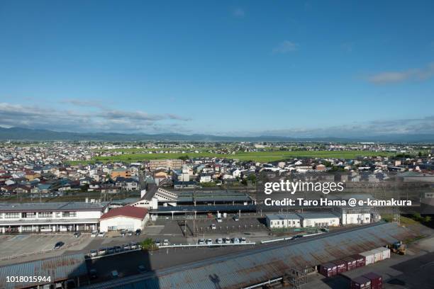 aizuwakamatsu city in fukushima prefecture in japan - 福島 ストックフォトと画像