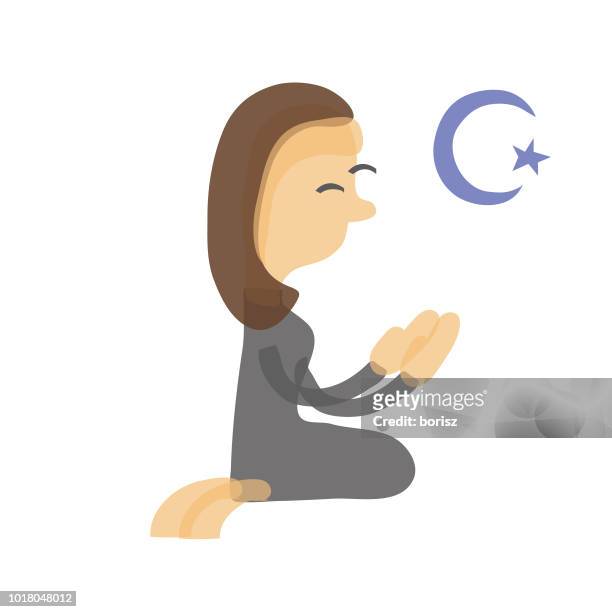 62 Girl Praying Cartoon High Res Illustrations - Getty Images