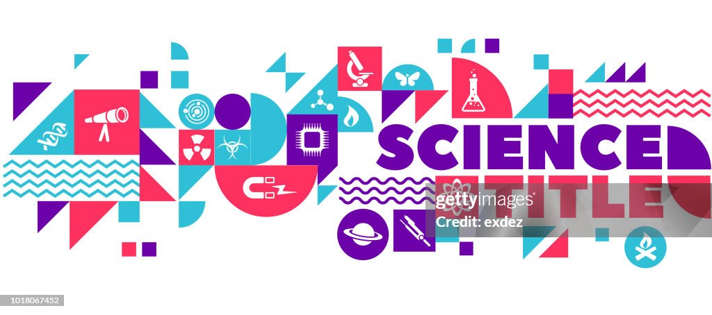 Science Title Design Composition High-Res Vector Graphic - Getty Images