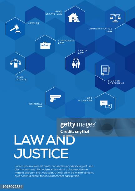 law and justice. brochure template layout, cover design - courtroom background stock illustrations