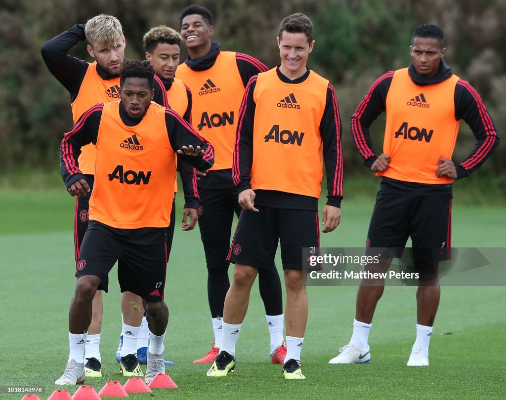 Manchester United Training and Press Conference