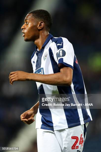 Tosin Adarabioyo of West Bromwich Albion during the Carabao Cup First Round match between West Bromwich Albion and Luton Town at The Hawthorns on...