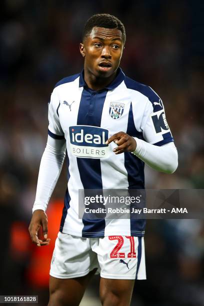Kyle Edwards of West Bromwich Albion during the Carabao Cup First Round match between West Bromwich Albion and Luton Town at The Hawthorns on August...