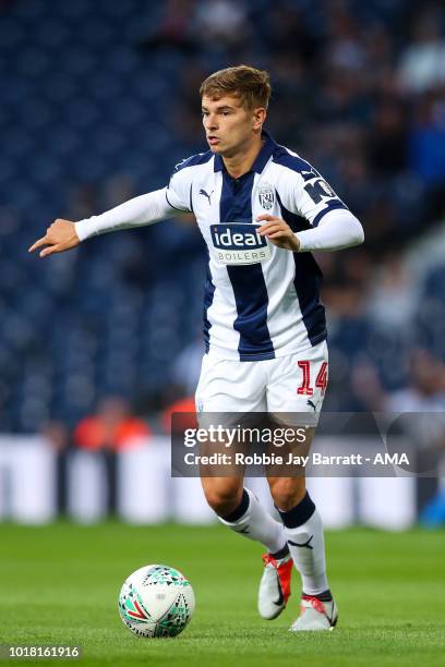 Conor Townsend of West Bromwich Albion during the Carabao Cup First Round match between West Bromwich Albion and Luton Town at The Hawthorns on...