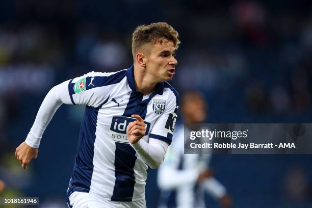 Conor Townsend of West Bromwich Albion during the Carabao Cup First Round match between West Bromwich Albion and Luton Town at The Hawthorns on...