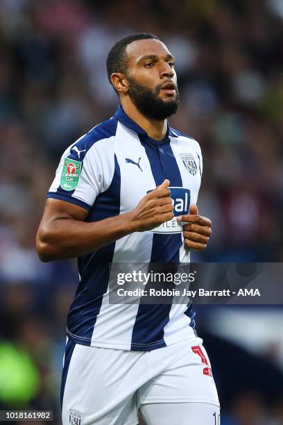 Matt Phillips of West Bromwich Albion during the Carabao Cup First Round match between West Bromwich Albion and Luton Town at The Hawthorns on August...