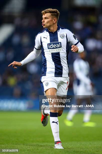 Conor Townsend of West Bromwich Albion during the Carabao Cup First Round match between West Bromwich Albion and Luton Town at The Hawthorns on...