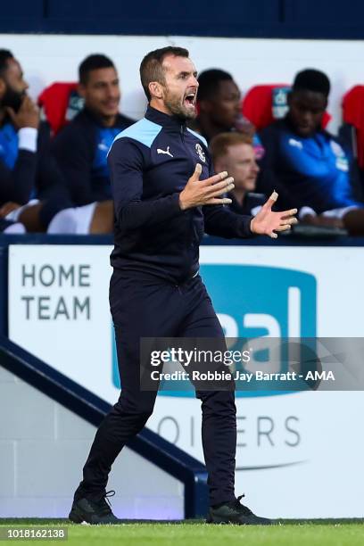 Nathan Jones of Luton Town during the Carabao Cup First Round match between West Bromwich Albion and Luton Town at The Hawthorns on August 14, 2018...