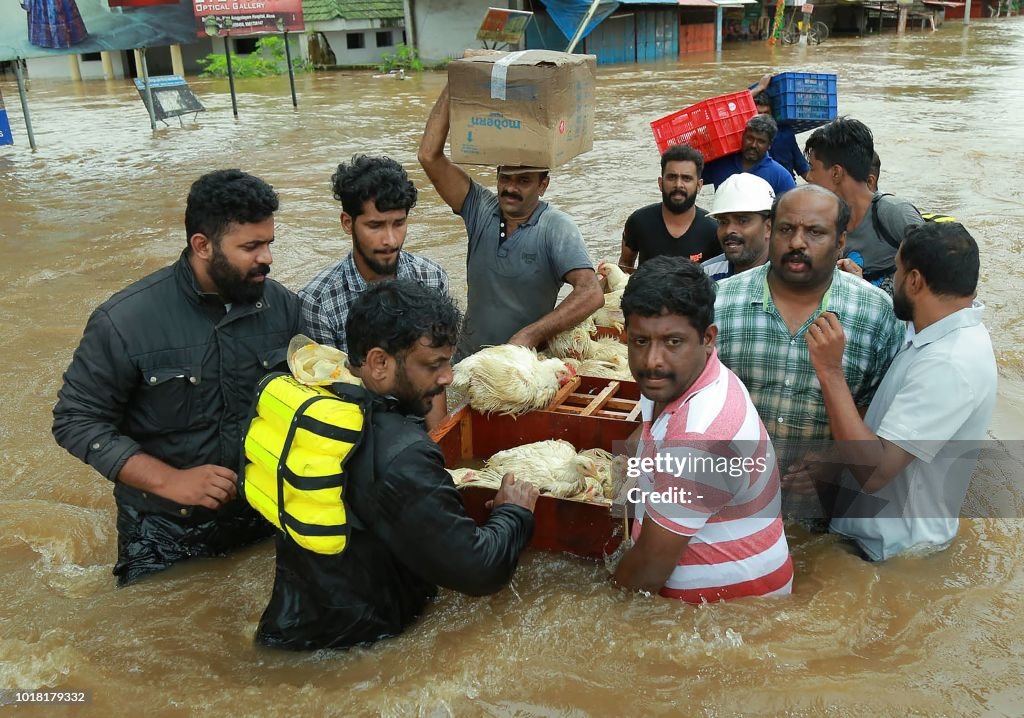 INDIA-WEATHER-FLOOD