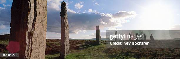 orkney islands, ring of brodgar, scotland - orkney stock pictures, royalty-free photos & images