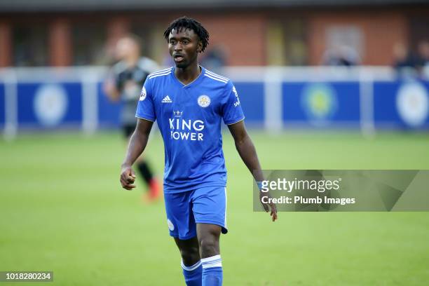 Lamine Kaba Sherif of Leicester City during the Premier League International Cup tie between Leicester City and Reading at Holmes Park on August 17,...