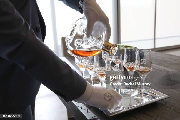 View of LouisXIII Cognac during The Nartey Group presents a Sellebrity Toast at Above the Penthouse in The W Residences on August 16, 2018 in...