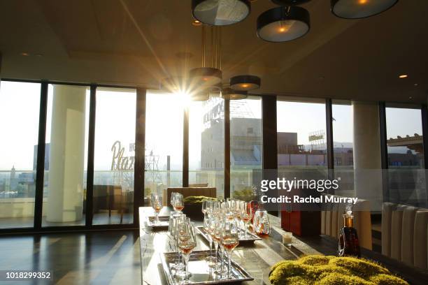 View of LouisXIII Cognac during The Nartey Group presents a Sellebrity Toast at Above the Penthouse in The W Residences on August 16, 2018 in...