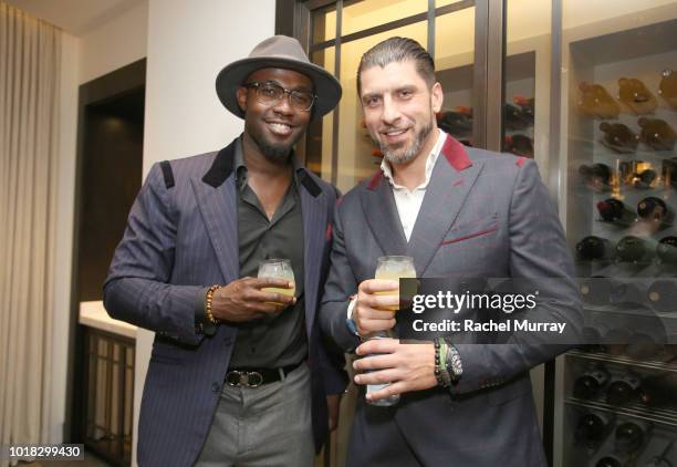 Assion VanDer Locoh attends The Nartey Group presents a Sellebrity Toast at Above the Penthouse in The W Residences on August 16, 2018 in Hollywood,...