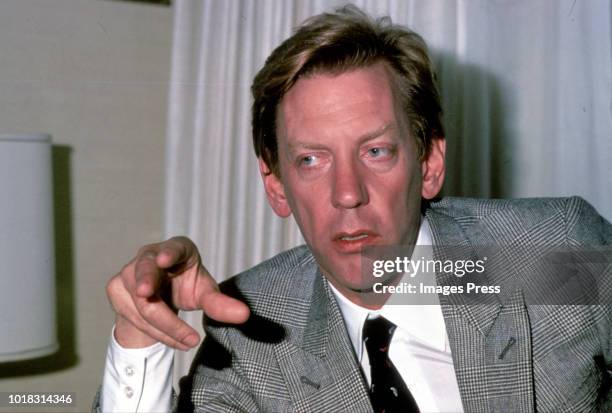 Donald Sutherland circa 1980 in New York.