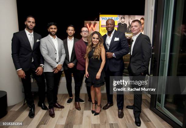 Trevor Lambright, Atif Ahmad, Benjamin Hart, Benjamin Sidon, Jennifer Castaneda, Kofi Nartey, and Joel Vendette of The Nartey Group attend The Nartey...