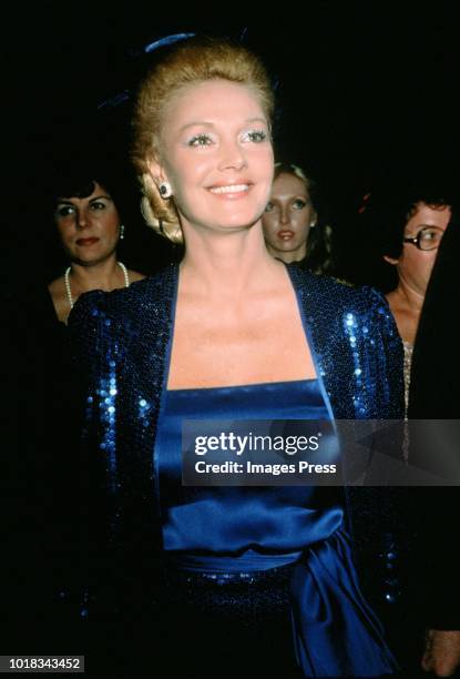 Barbara Sinatracirca 1980 in New York.