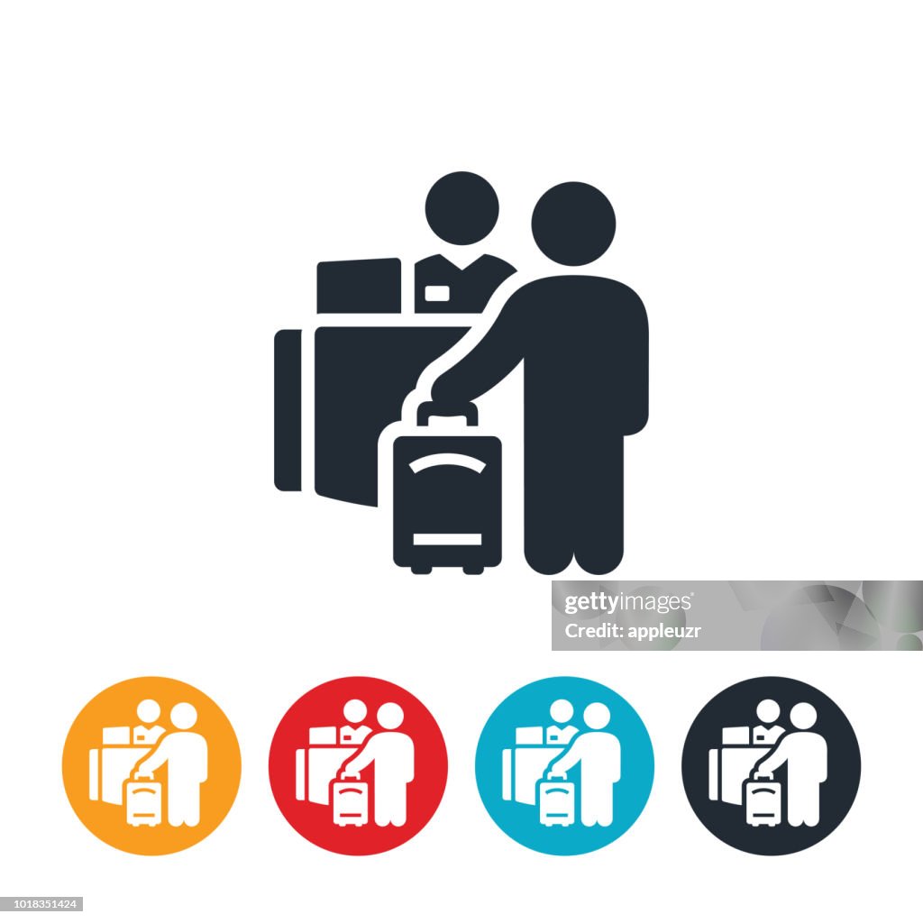 Airport Checkin Icon
