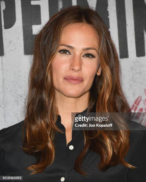 Jennifer Garner attends the photo call For STX Films' "Peppermint" at Four Seasons Hotel Los Angeles at Beverly Hills on August 17, 2018 in Los...