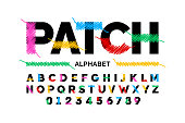 Patched font design