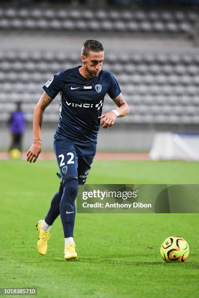 Vicent Rufli of PFC during the French Ligue 2 match between Paris FC and Beziers at Stade Charlety on August 17, 2018 in Paris, France.